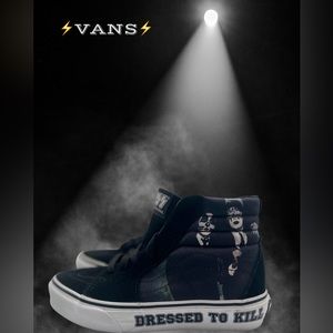 ⚡️VANS⚡️ **Rare** 2009 Sk8-Hi – Kiss “Dressed to Kill”